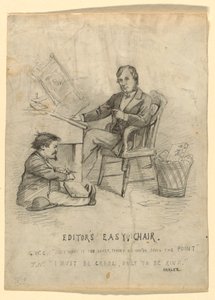 Tegning (USA), 1870 af Thomas Nast