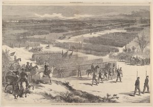 Grand Review of the Army of the Potomac - Tegnet af Mr. Thomas Nast fra Harpe..., 10. oktober 1863. af Thomas Nast