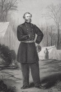Portræt af general George Henry Thomas (1816-70)