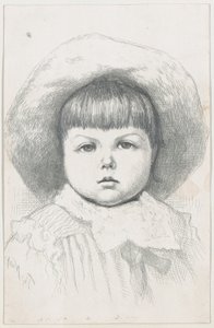 Portræt af et barn Cyril Nast, efter 1879., efter 1879. af Thomas Nast