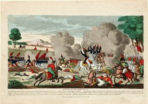 Battle of Friedland - The Battle of Friedland. A Charge of the Russian Leib Guard on 14 June 1807 - Naudet, Thomas Charlesdani