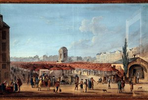 De uskyldiges march i Paris Maleri af Thomas Naudet (1778-1810) 1789 Musee Carnavalet, Paris