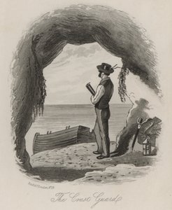 Kystvagten (litho) af Thomas Onwhyn