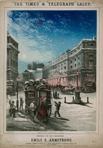 Musikalsk partitur til The Times and Telegraph Galop