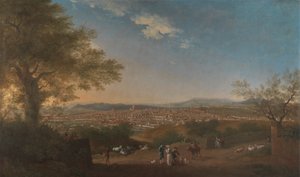 En panoramaudsigt over Firenze fra Bellosguardo