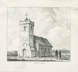 Dunston Church: pentegning