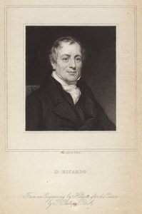 Portræt af David Ricardo af Thomas Phillips