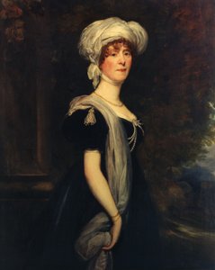 Portræt af Frances, hustru til Hugh, 2. hertug af Northumberland (olie på lærred) af Thomas Phillips