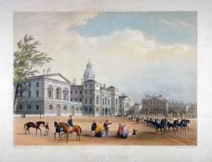 Horse Guards, Westminster, London, 1851 af Thomas Picken