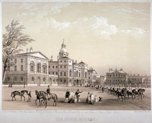 Horse Guards, Westminster, London, 1851 af Thomas Picken