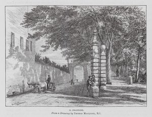 Il Frontone (gravering) af Thomas Robert Macquoid