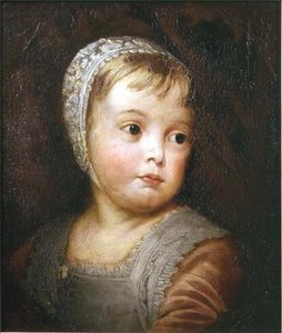 Kong James II som barn, efter Van Dyck af Thomas Robson
