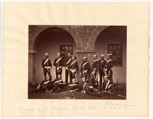 Officerer fra Fifeshire Militia Artillery af Thomas Rodger