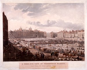 Smithfield Market, London, 1811