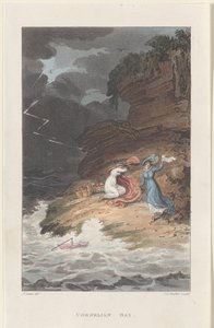 Cornelian Bay, fra Poetical Sketches of Scarborough, 1813., 1813. Skabere: Thomas Rowlandson, Joseph Constantine Stadler, J. Bluck.