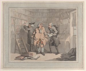 Boghandler og forfatter, 25. september 1784., 25. september 1784. Skabere: Thomas Rowlandson, Samuel Alken.