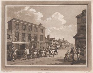 Reigate An Excursion to Brighthelmstone, 1. juni 1790., 1. juni 1790. Skabere: Thomas Rowlandson, Samuel Alken.