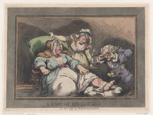 A Bawd on her Last Legs, 1. oktober 1792., 1. oktober 1792. af Thomas Rowlandson
