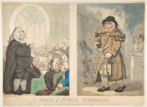 A Brace of Public Guardians, 10. juli 1800. af Thomas Rowlandson