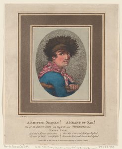 En britisk sømand! Et hjerte af eg!, 15. november 1801., 15. november 1801. af Thomas Rowlandson