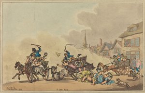 Et vognløb af Thomas Rowlandson