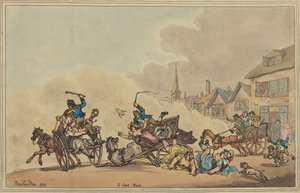 Et vognløb af Thomas Rowlandson