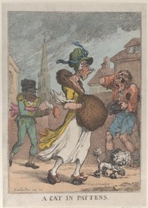 En kat i pattens, 1812., 1812. af Thomas Rowlandson