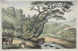 En kornisk udsigt af Thomas Rowlandson