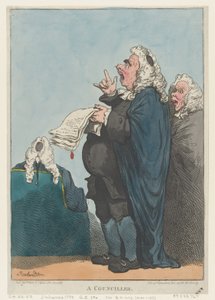 En rådmand [sic], 1. januar 1801., 1. januar 1801. af Thomas Rowlandson