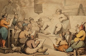 Et hollandsk akademi, af Thomas Rowlandson