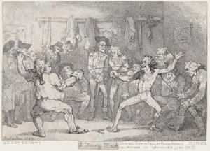 En fægtekamp, 29. december 1788., 29. december 1788. af Thomas Rowlandson