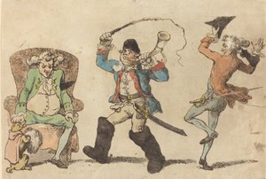 En franskmand i november 1788. af Thomas Rowlandson