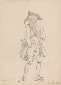 En digter fra Grub Street af Thomas Rowlandson