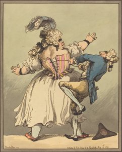 Lidt strammere, 1791. af Thomas Rowlandson