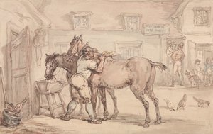En hestepension af Thomas Rowlandson
