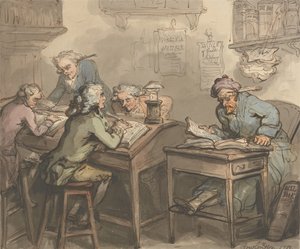 En købmands forretning af Thomas Rowlandson