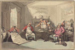 Et militsmøde af Thomas Rowlandson