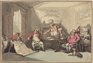 Et militsmøde af Thomas Rowlandson