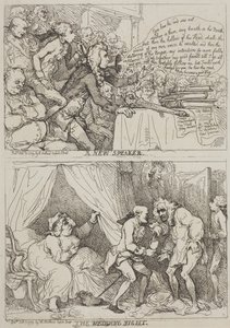 En ny oplægsholder – Bryllupsnatten af Thomas Rowlandson