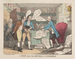 Et kig ind i feriecentret i Tinnehinch af Thomas Rowlandson