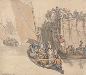 En mole i Amsterdam af Thomas Rowlandson