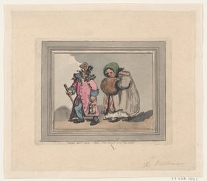 En tilbagevenden fra et besøg, 3. april 1798., 3. april 1798. af Thomas Rowlandson