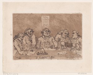 Et Rotationskontor, 8. Juni 1774., 8. Juni 1774. af Thomas Rowlandson