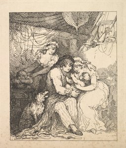 En sømandsfamilie, 1787. af Thomas Rowlandson