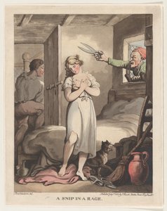 A Snip in a Rage, 1. juli 1802., 1. juli 1802. af Thomas Rowlandson