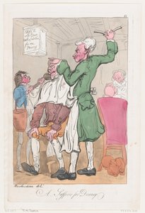 En lider for anstændighed, 20. juni 1789., 20. juni 1789. af Thomas Rowlandson