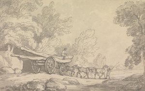 En trævogn af Thomas Rowlandson