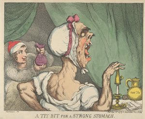 En bit mejs til en stærk mave, 20. juni 1809., 20. juni 1809. af Thomas Rowlandson