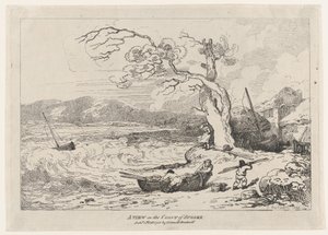 A View on the Coast of Sussex, 1. oktober 1785., 1. oktober 1785. af Thomas Rowlandson
