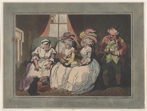 Et besøg hos tanten, 20. december 1794., 20. december 1794 af Thomas Rowlandson
